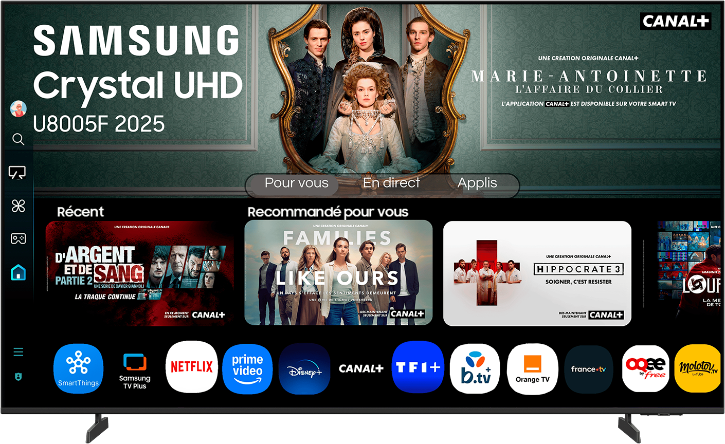 TV LED 58U8005 58" (POUCES) 147 CM.