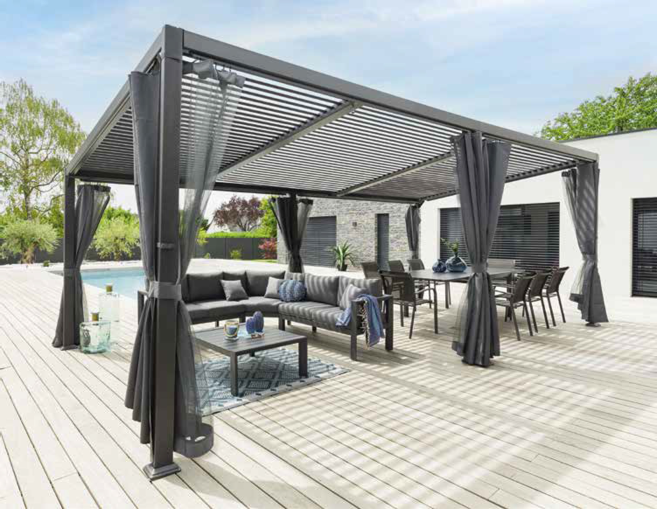 Pergola grand modèle