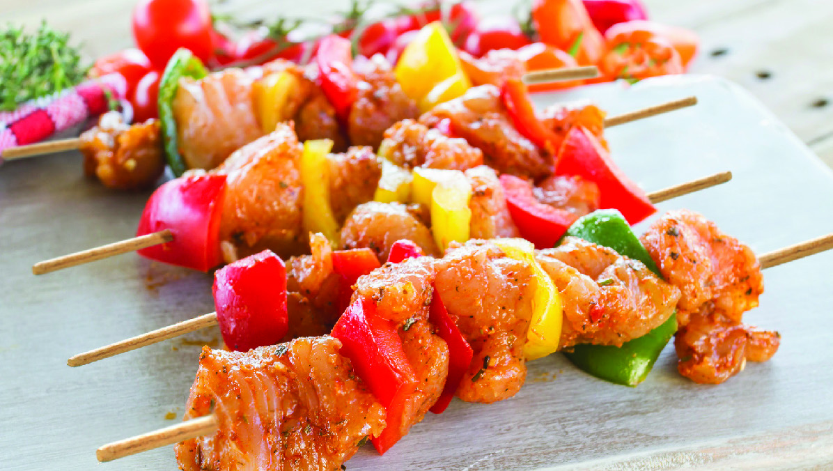 BROCHETTE DE POULET X4 À L’INDIENNE