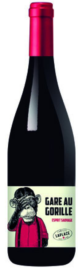 VIN DE FRANCE GARE AU GORILLE ESPRIT SAUVAGE FAMILLE LAPLACE