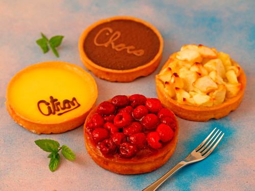LOT DE 4 TARTELETTES
