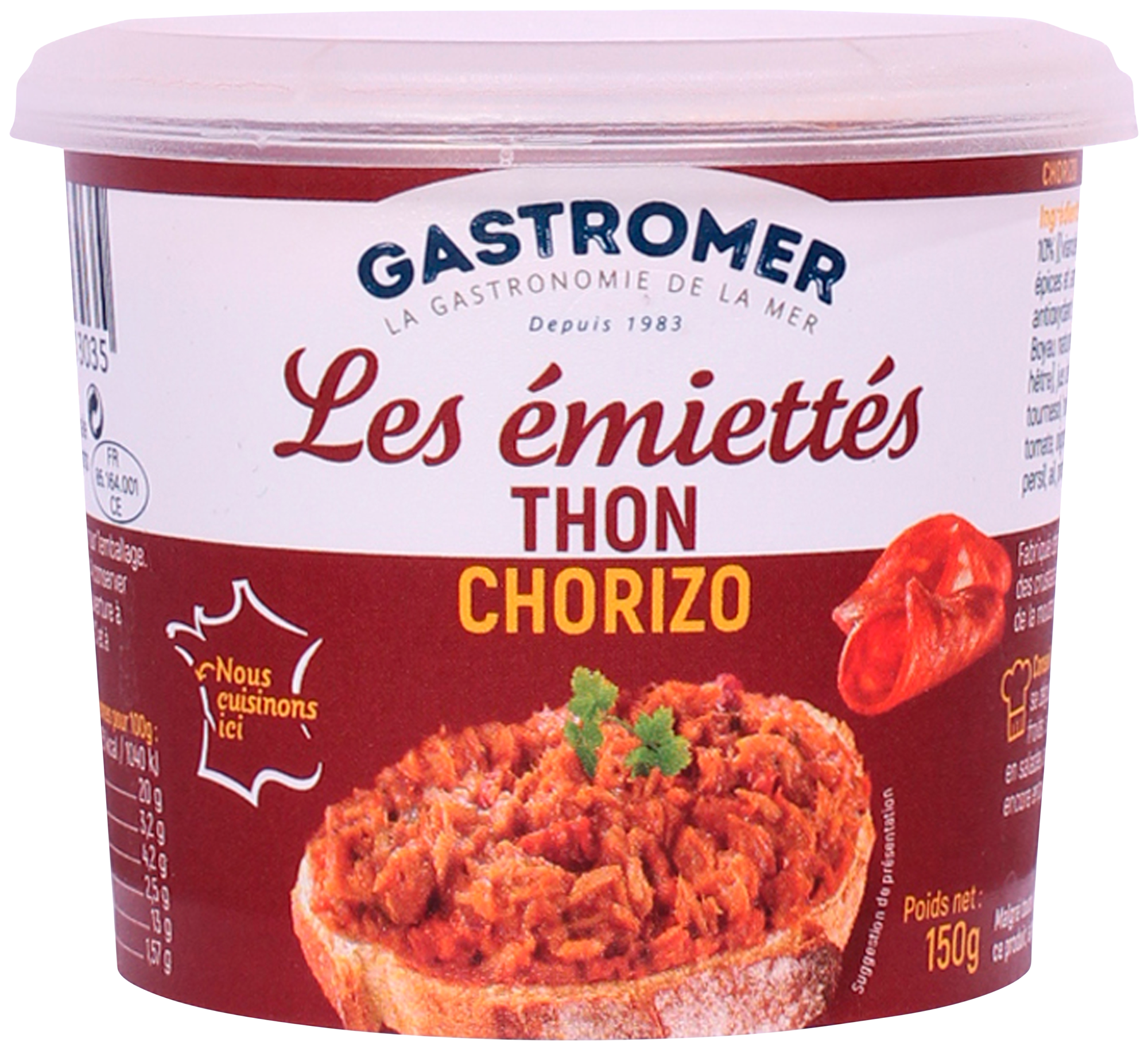 Les émiettés Thon chorizo