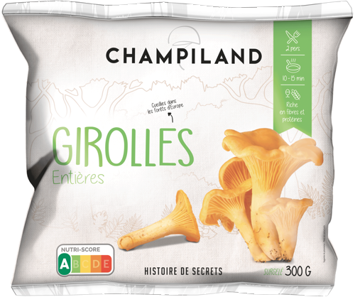 GIROLLES ENTIÈRES SURGELÉES