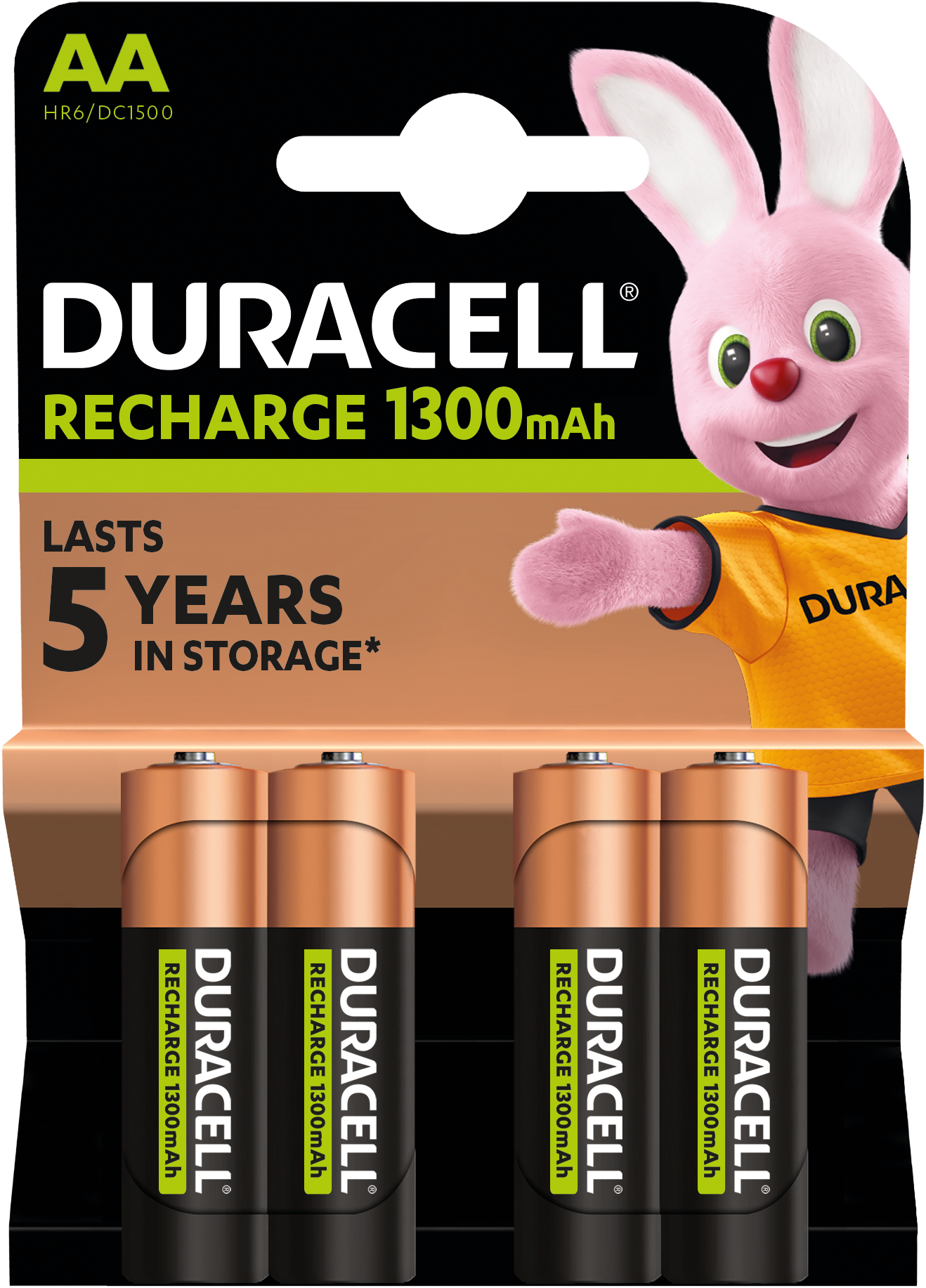 LOT DE 4 PILES RECHARGEABLES