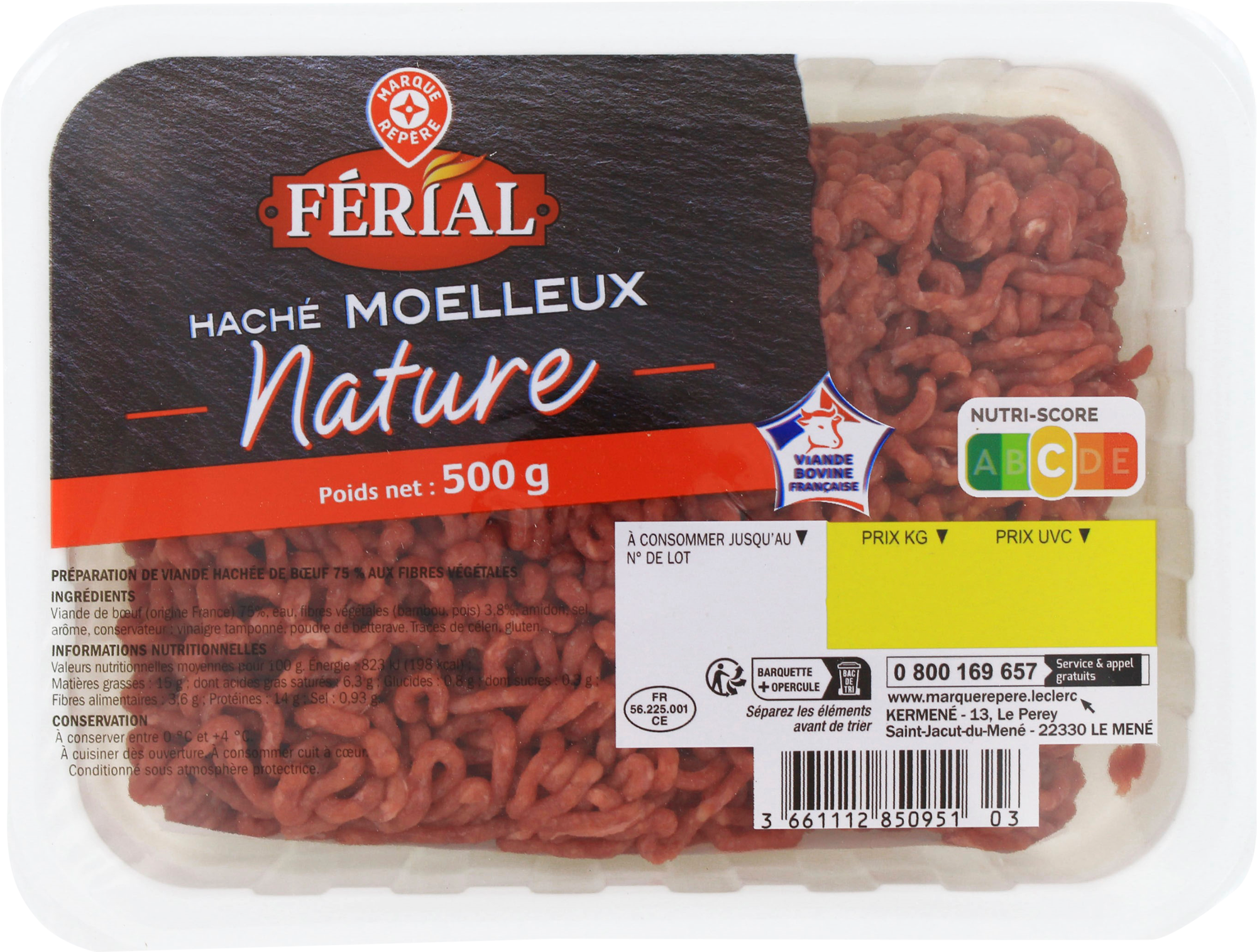 HACHÉ MOELLEUX NATURE