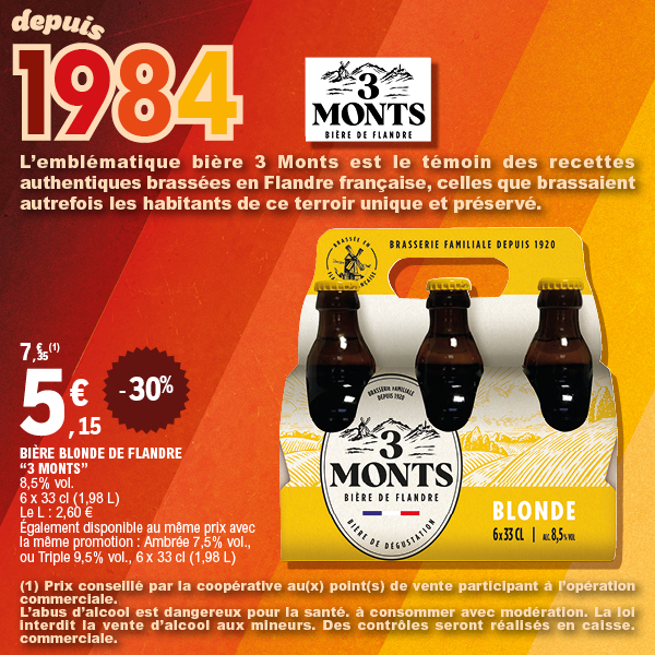 BIÈRE BLONDE DE FLANDRE