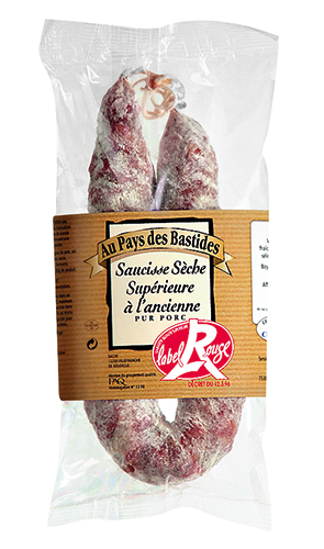 SAUCISSE SÈCHE SUPÉRIEURE À L’ANCIENNE LABEL ROUGE