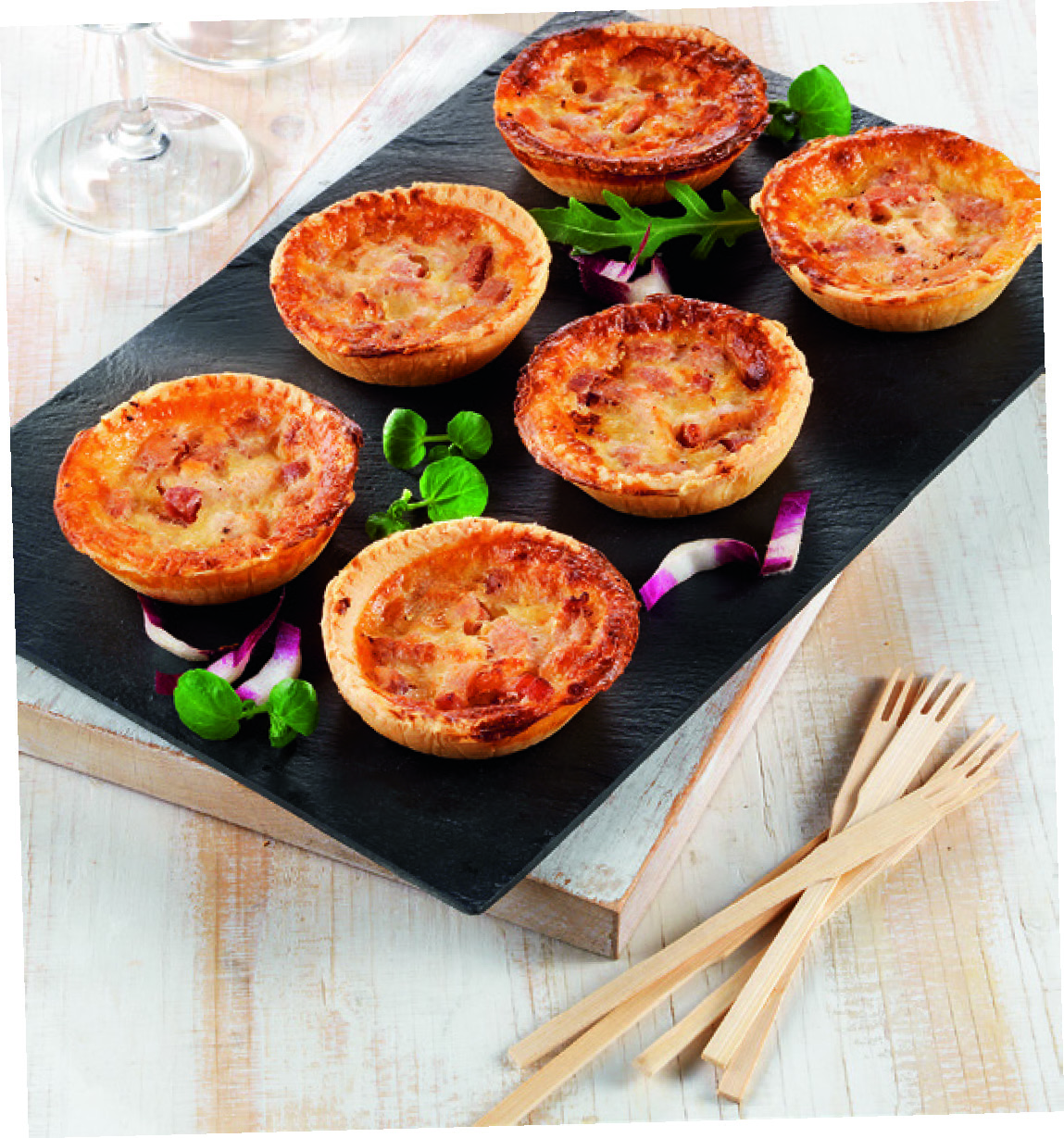 6 MINI-QUICHES LORRAINES