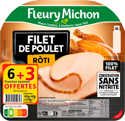 FILET DE POULET RÔTI