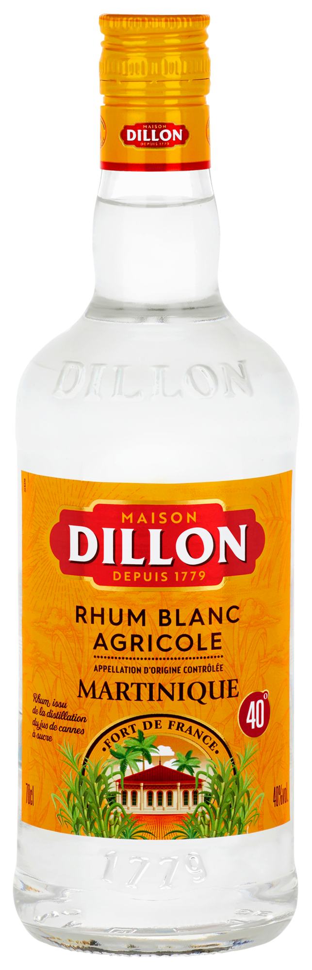 AOC MARTINIQUE RHUM BLANC AGRICOLE