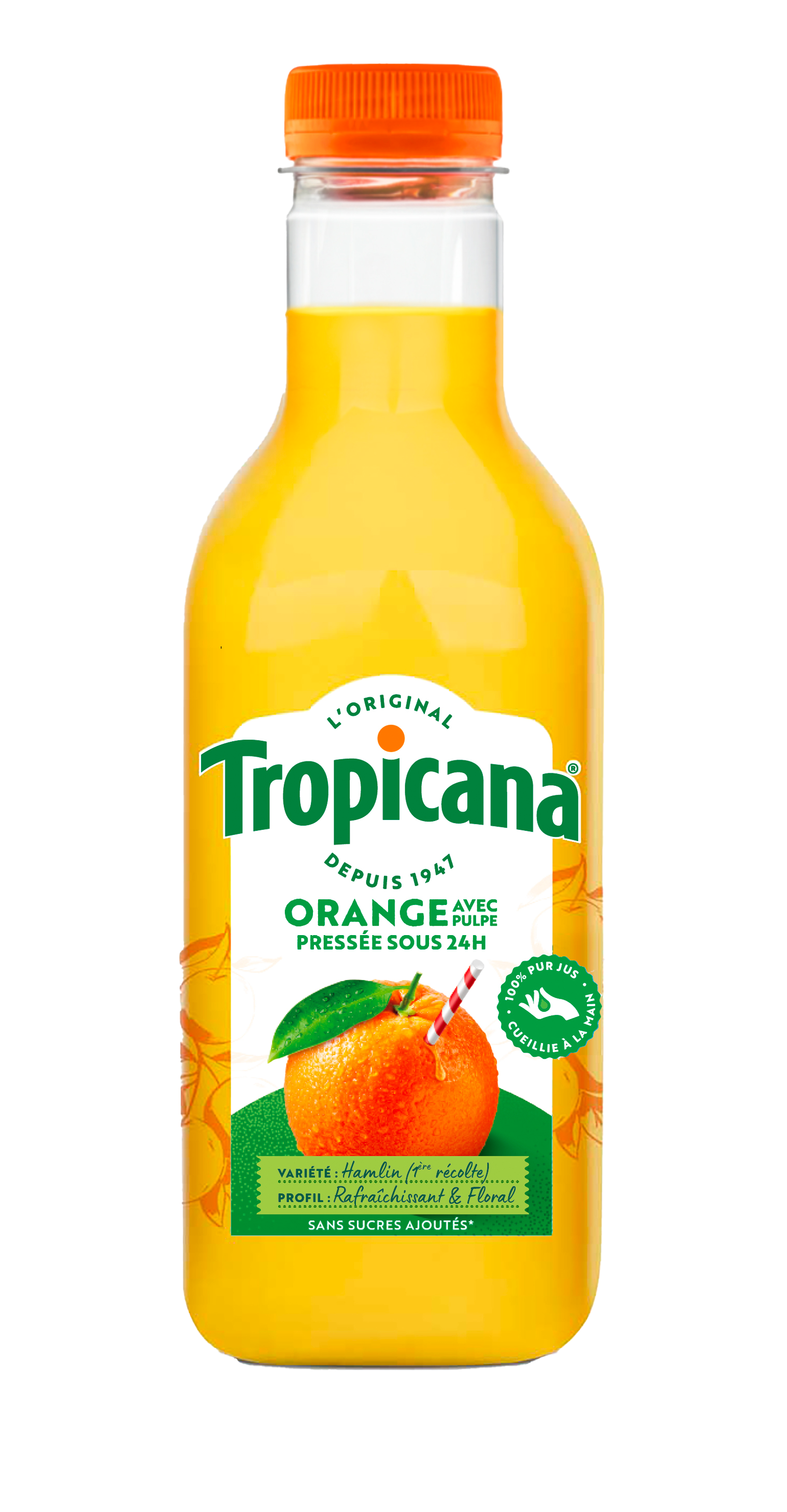 ORANGE PRESSEE SANS SUCRES AJOUTES