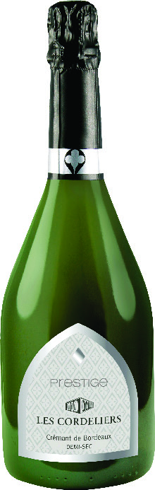A.O.P(1) CRÉMANT DE BORDEAUX DEMI-SEC LES CORDELIERS PRESTIGE