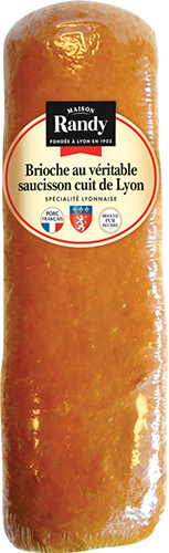 BRIOCHE AU VÉRITABLE SAUCISSON CUIT DE LYON