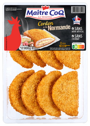 CORDON DE POULET À LA NORMANDE