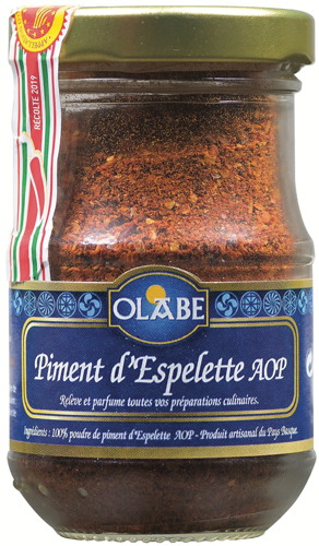 POUDRE DE PIMENT D’ESPELETTE AOP