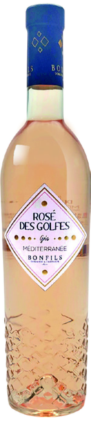 VIN ROSÉ IGP(2) MÉDITERRANÉE ROSÉ DES GOLFES BONFILS