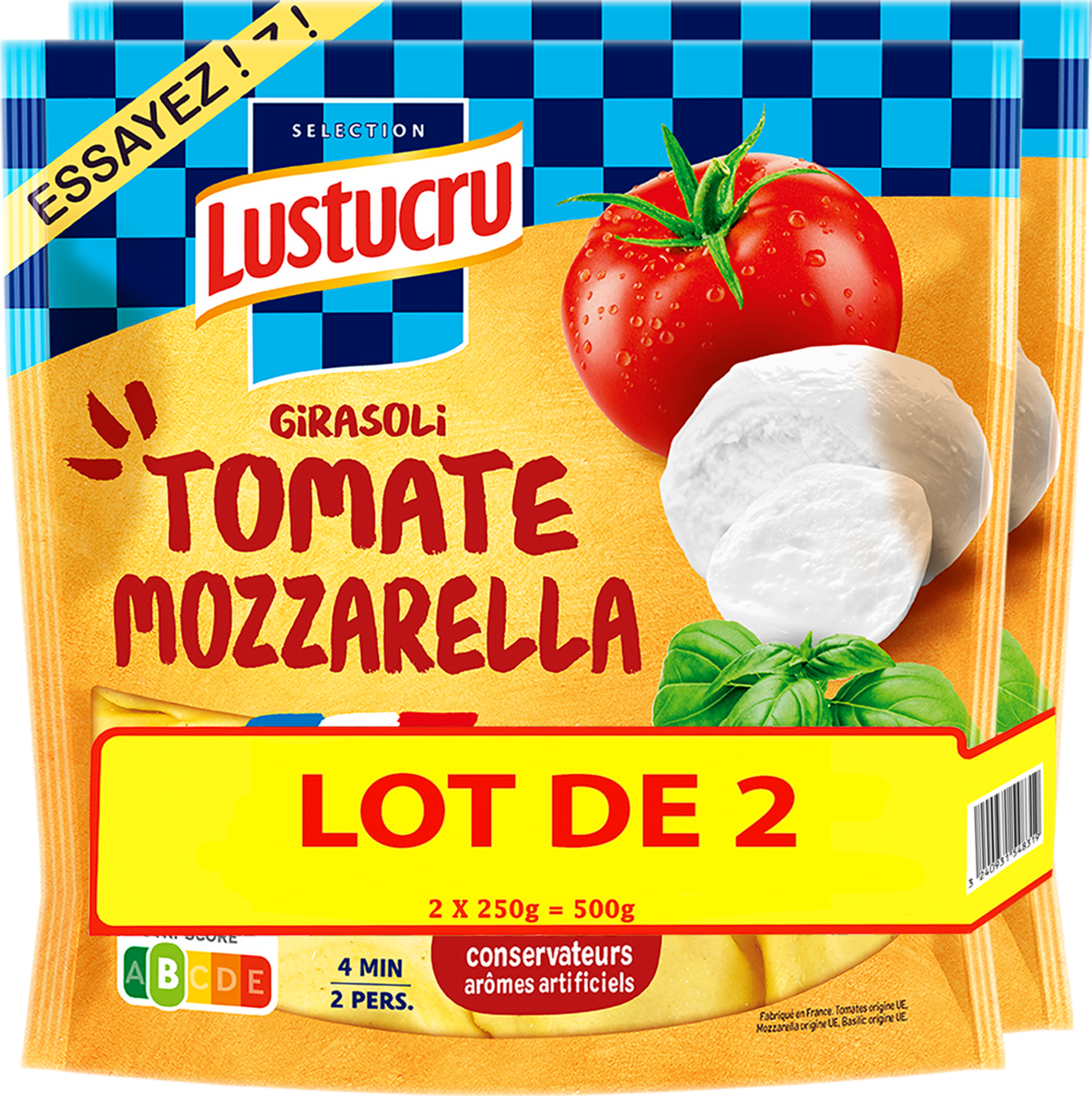 Lot de 2 Girasoli Tomate Mozzarella