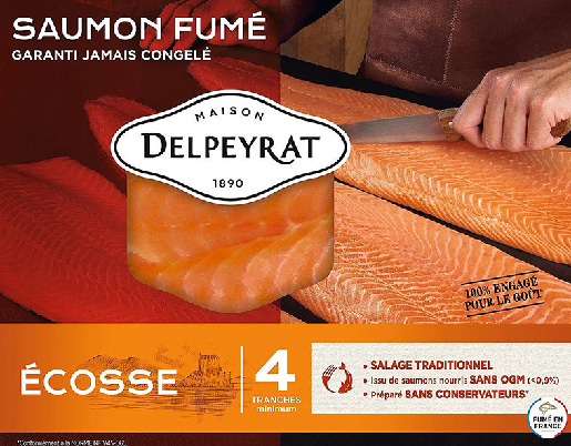 SAUMON FUMÉ ÉCOSSE Delpeyrat*