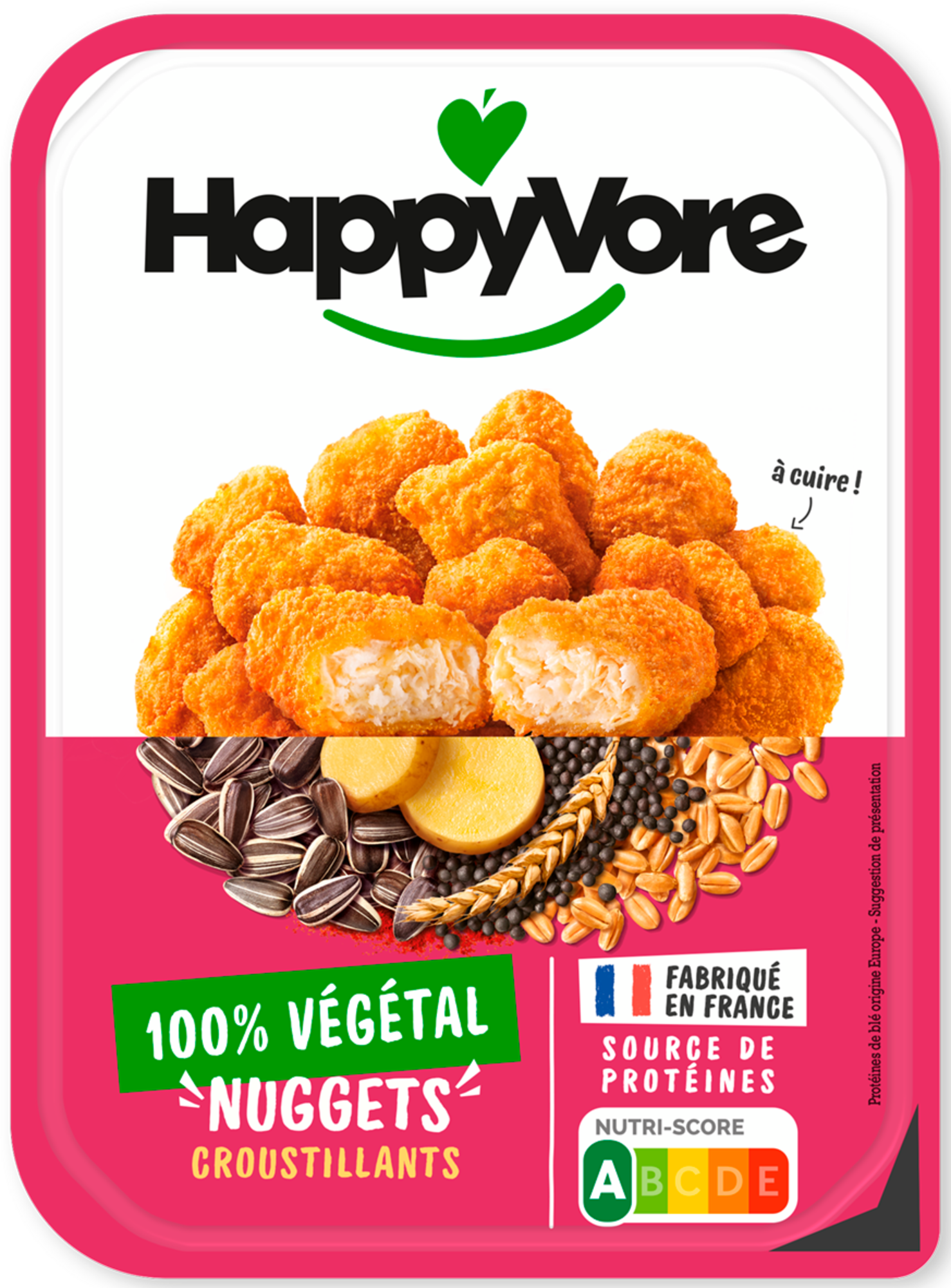  Nuggets croustillants 100% végétal