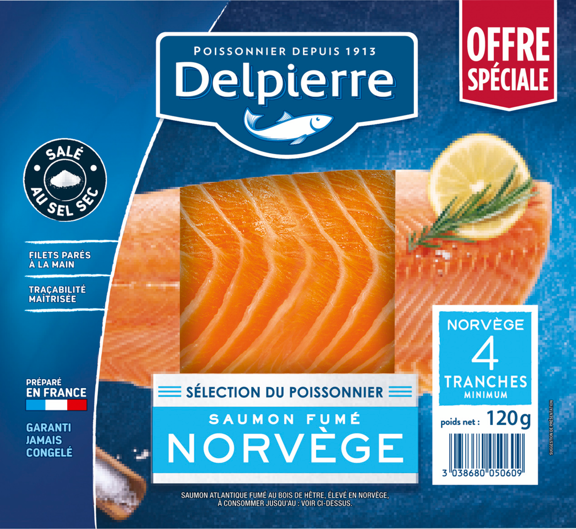 Saumon fumé Norvège Offre spéciale