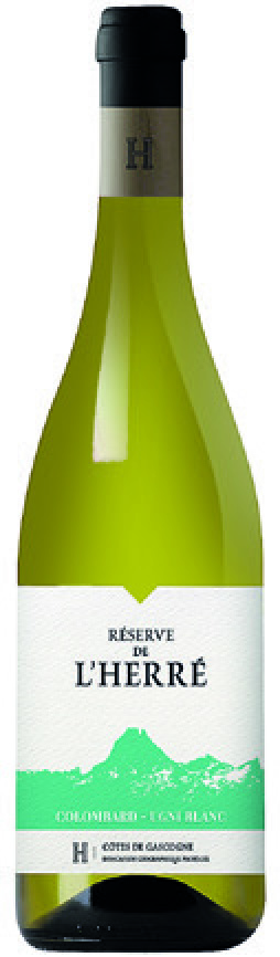 IGP(3) CÔTES DE GASCOGNE COLOMBARD-UGNI BLANC RÉSERVE DE L’HERRÉ 2024