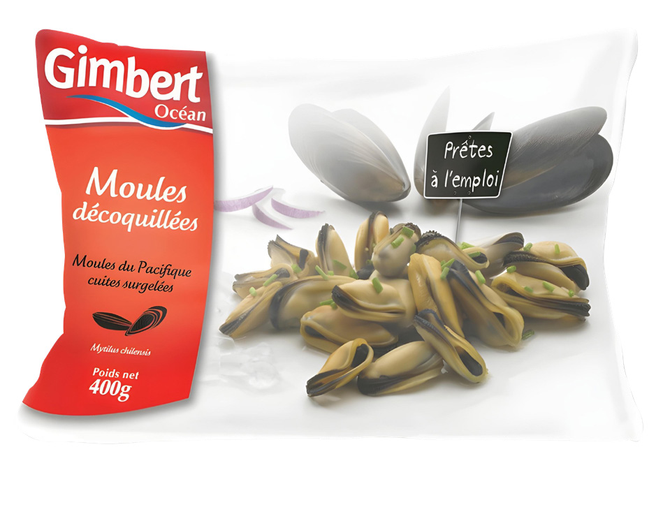 MOULES DU PACIFIQUE CUITES SURGELÉES DÉCOQUILLÉES