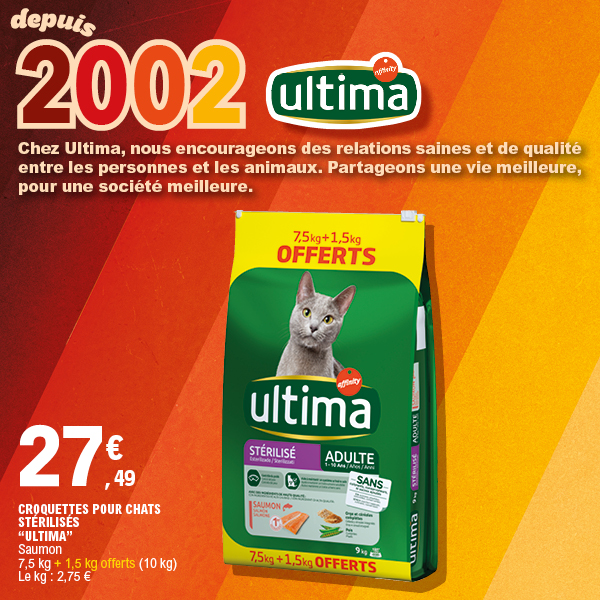 CROQUETTES POUR CHATS STÉRILISÉS