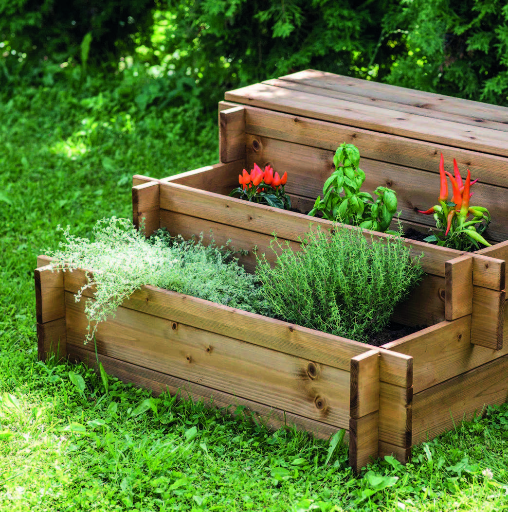 CARRÉ POTAGER ESPALIER COMPOSTEUR