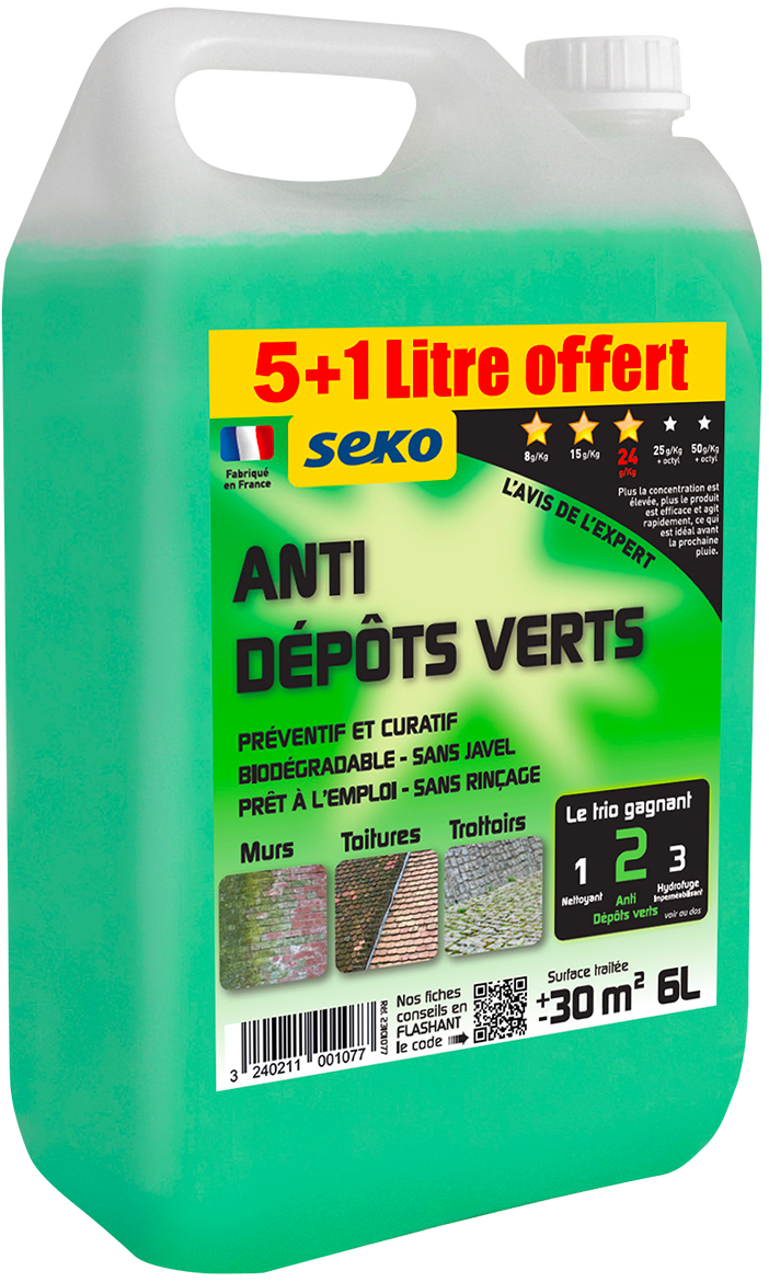 ANTI DÉPÔTS VERTS