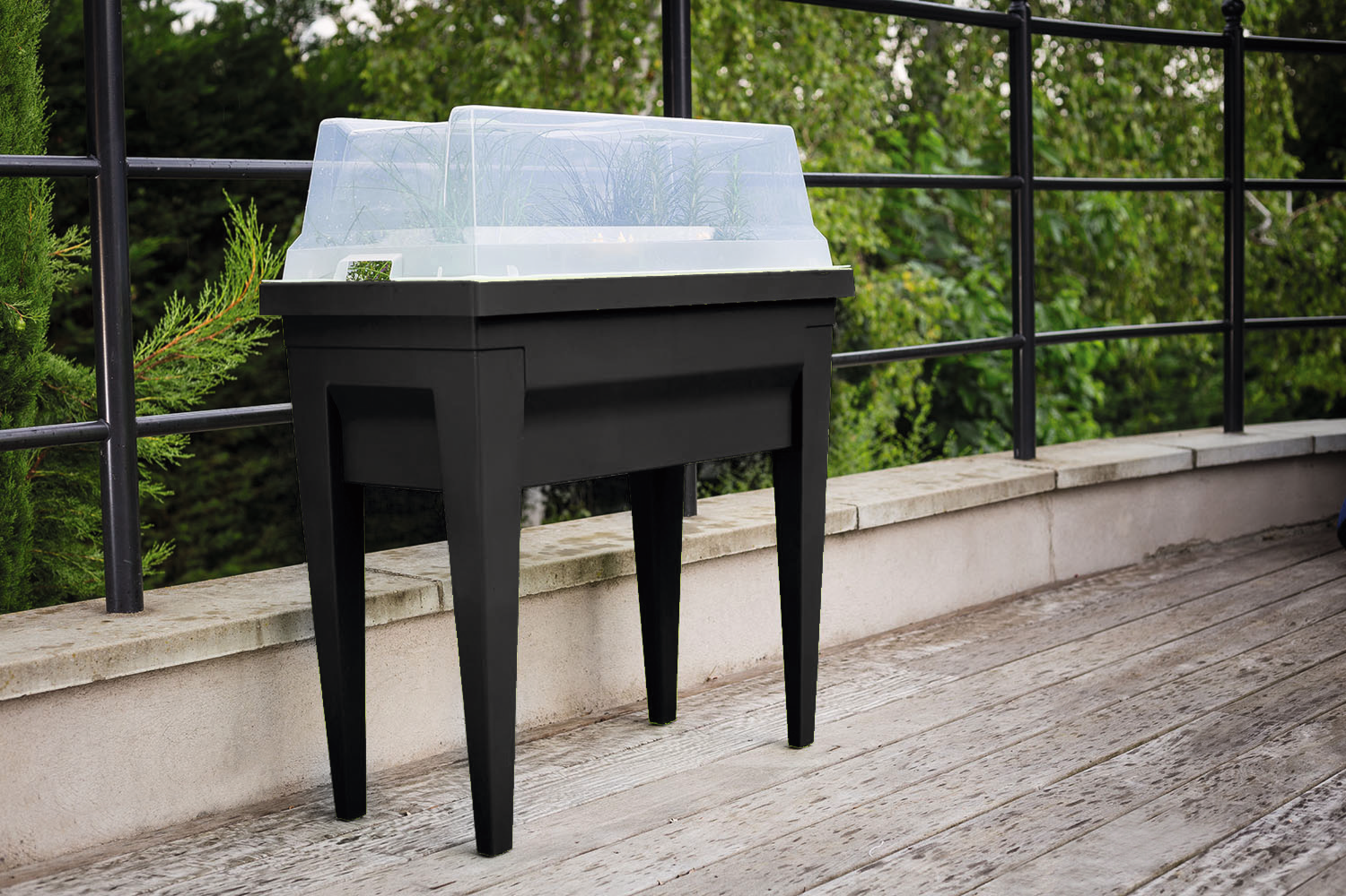 BAC POTAGER AVEC SERRE "CITY"