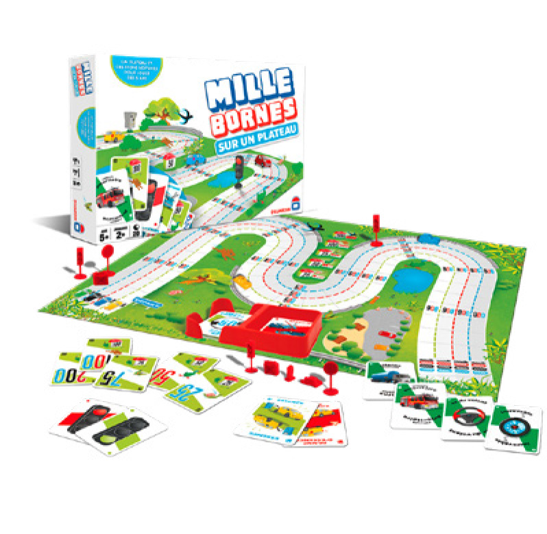 MILLE BORNES SUR UN PLATEAU