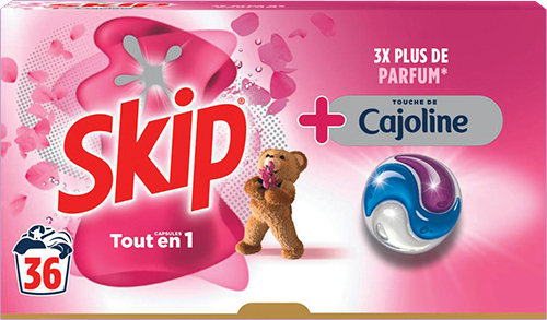  LESSIVE CAPSULES TOUT EN 1 TOUCHE DE CAJOLINE OU EXTRA DÉTACHANT