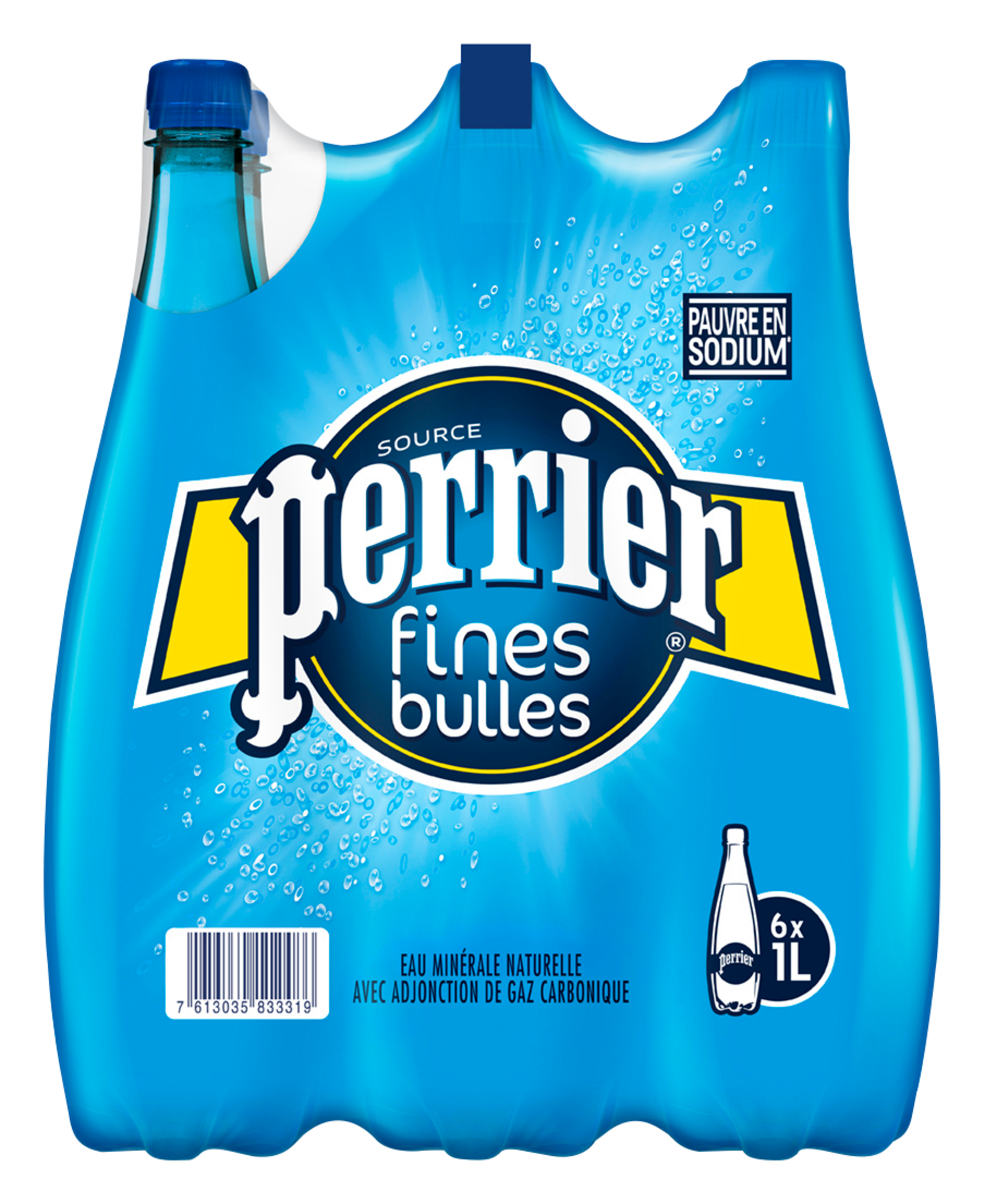EAU MINÉRALE NATURELLE AVEC ADJONCTION DE GAZ CARBONIQUE