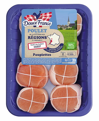 PAUPIETTES DE POULET X8
