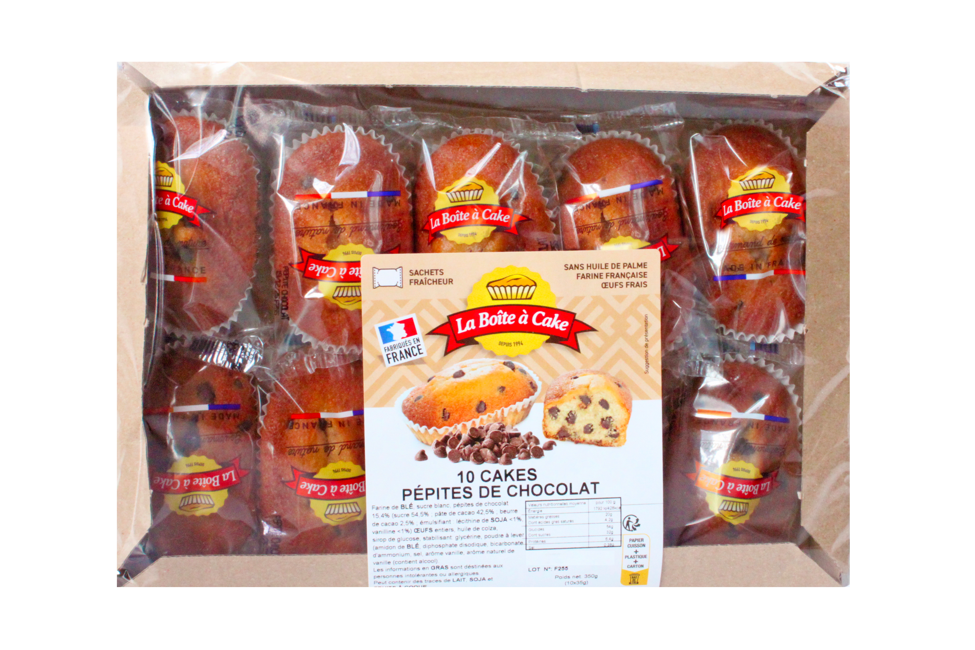 CAKES PEPITES DE CHOCOLAT