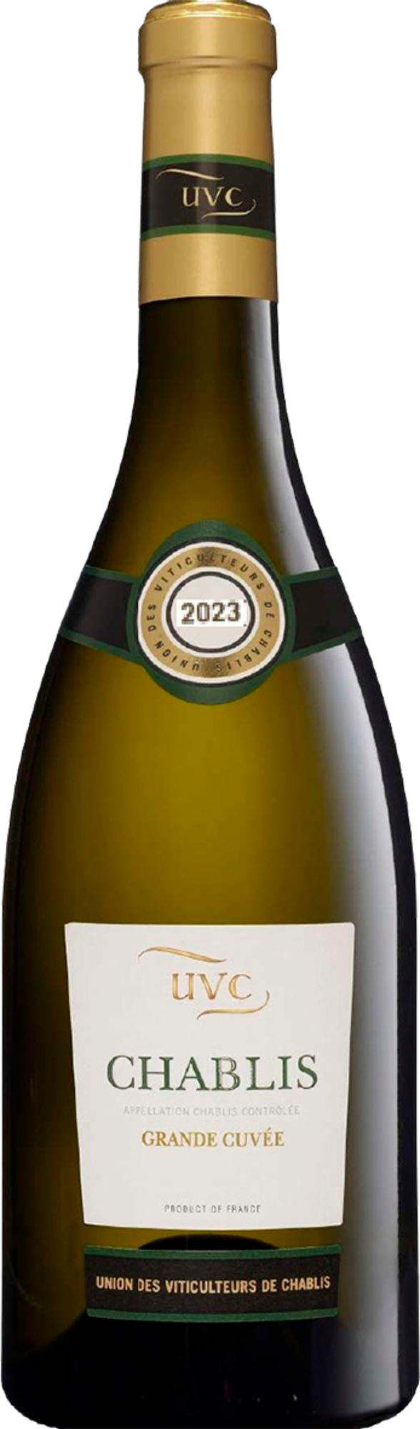 AOP CHABLIS BLANC SEC - UNION DES VITICULTEURS DE CHABLIS "GRANDE CUVÉE" 2023