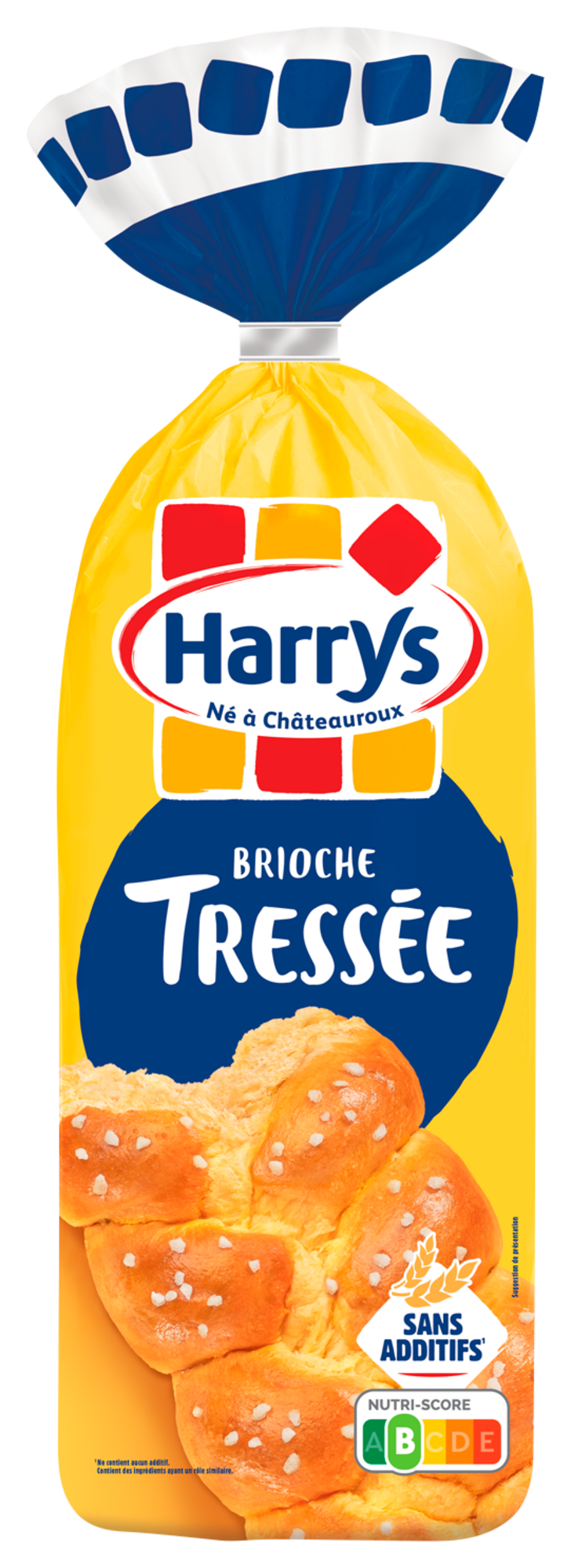 BRIOCHE TRESSÉE NATURE AU SUCRE PERLÉ