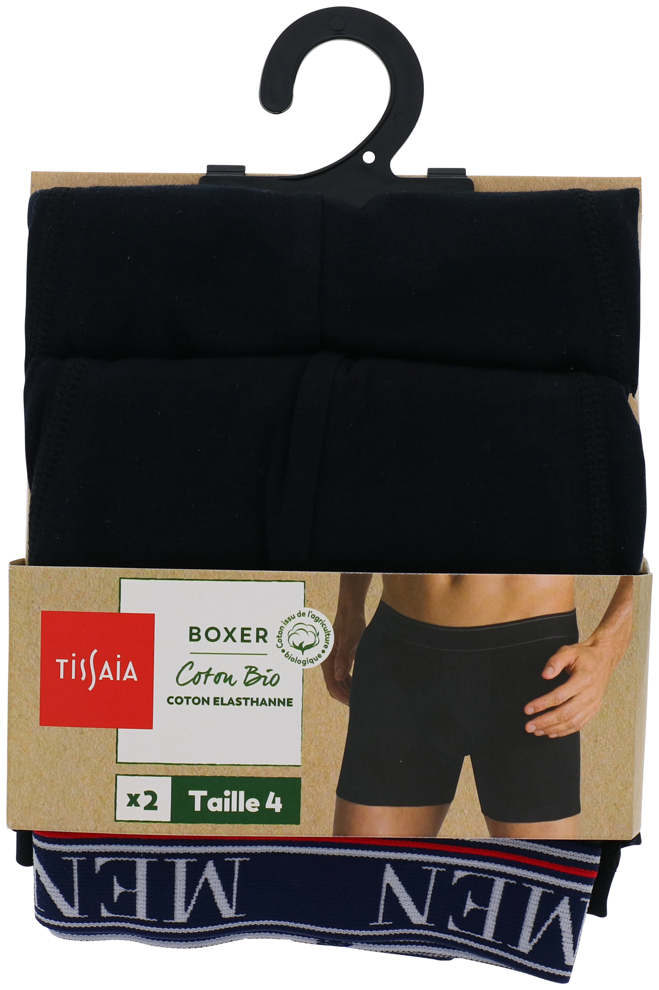 LOT DE 2 BOXERS OU DE 2 SLIPS HOMME