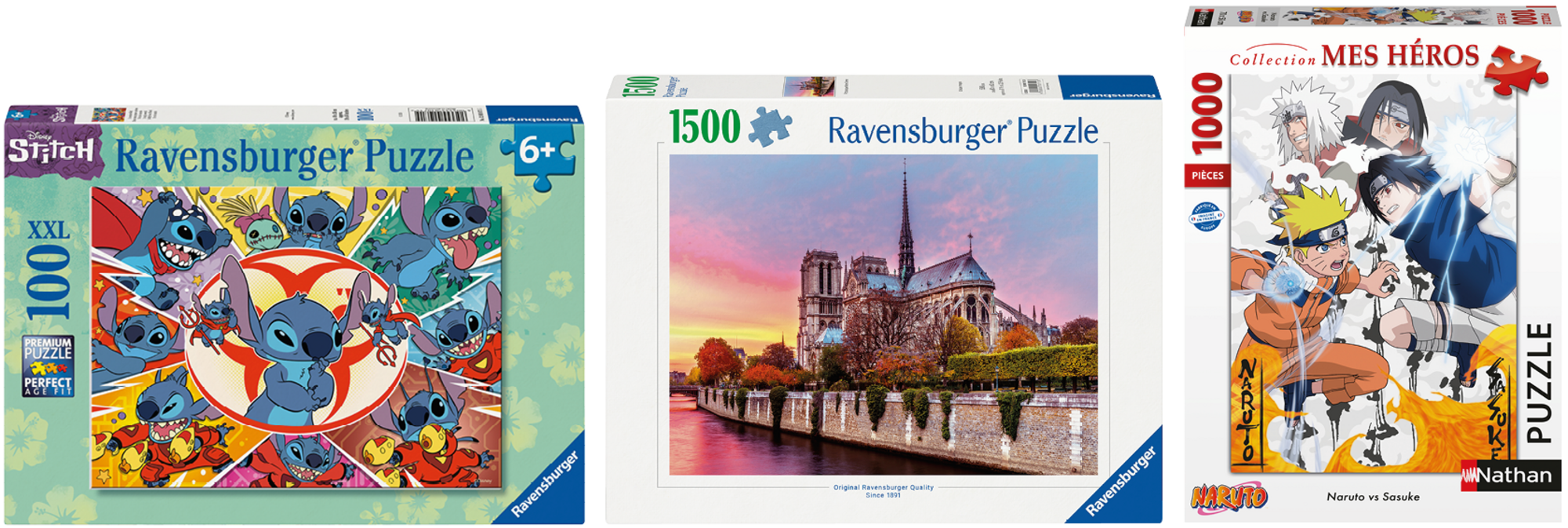 SUR LES PRODUITS PRÉSENTS EN MAGASIN DE LA GAMME "PUZZLE 2D" DE NATHAN ET RAVENSBURGER