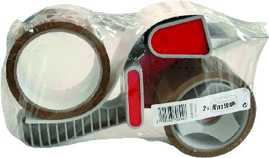 DÉVIDOIR + LOT DE 2 ROULEAUX D'EMBALLAGE HAVANE