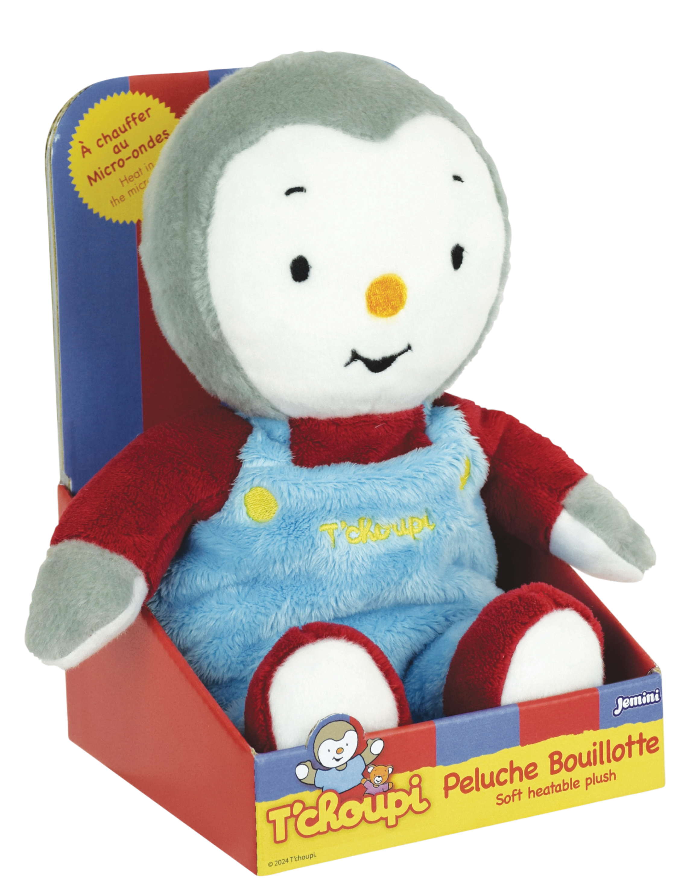 BOUILLOTTE PELUCHE T'CHOUPI OU HELLO KITTY