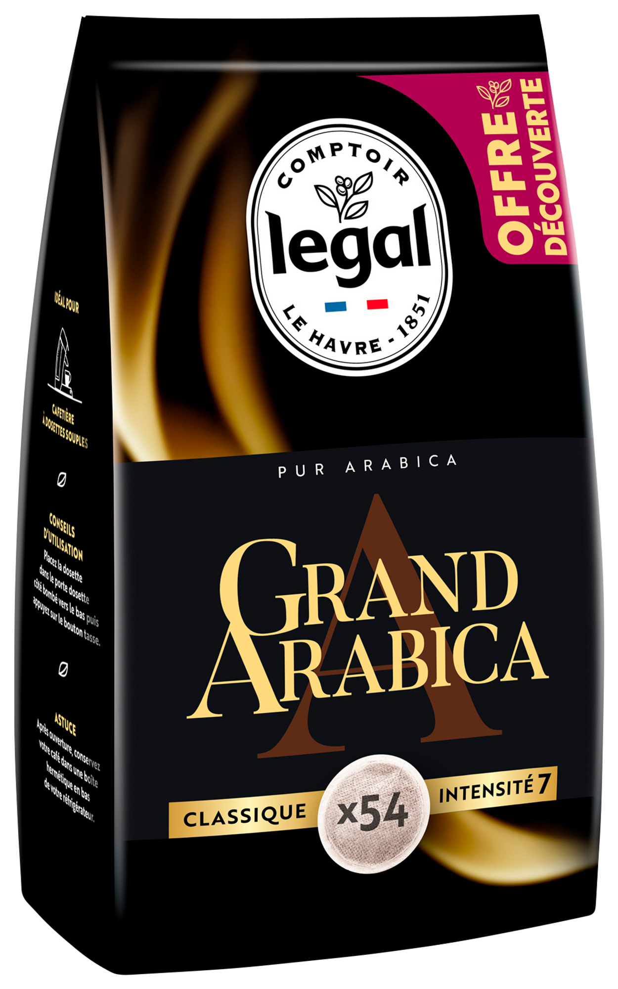 DOSETTES DE CAFÉ GRAND ARABICA