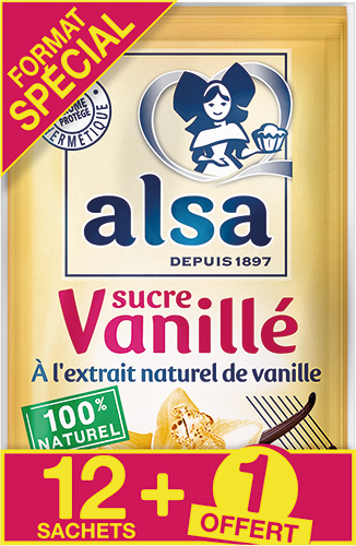 SUCRE VANILLÉ À L’EXTRAIT NATUREL DE VANILLE