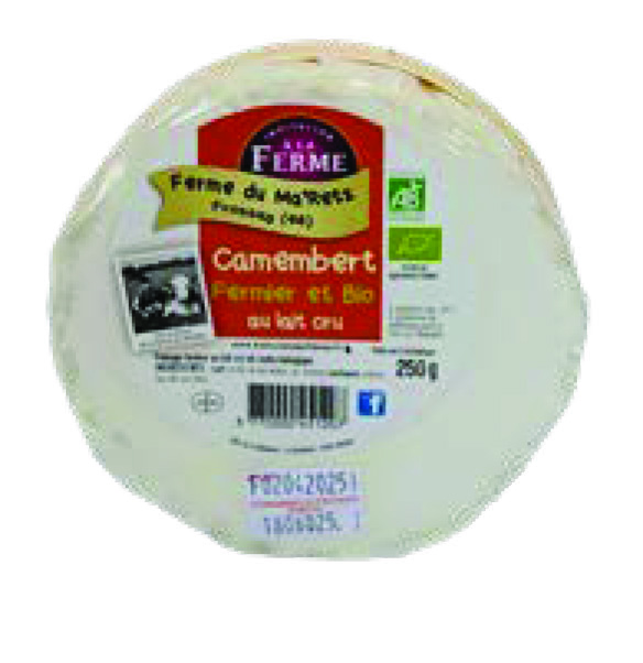 CAMEMBERT AU LAIT CRU BIO