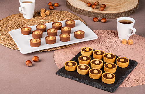 CESTINI  
NOISETTE PRALINÉ OU NOISETTE et PÂTE À TARTINER