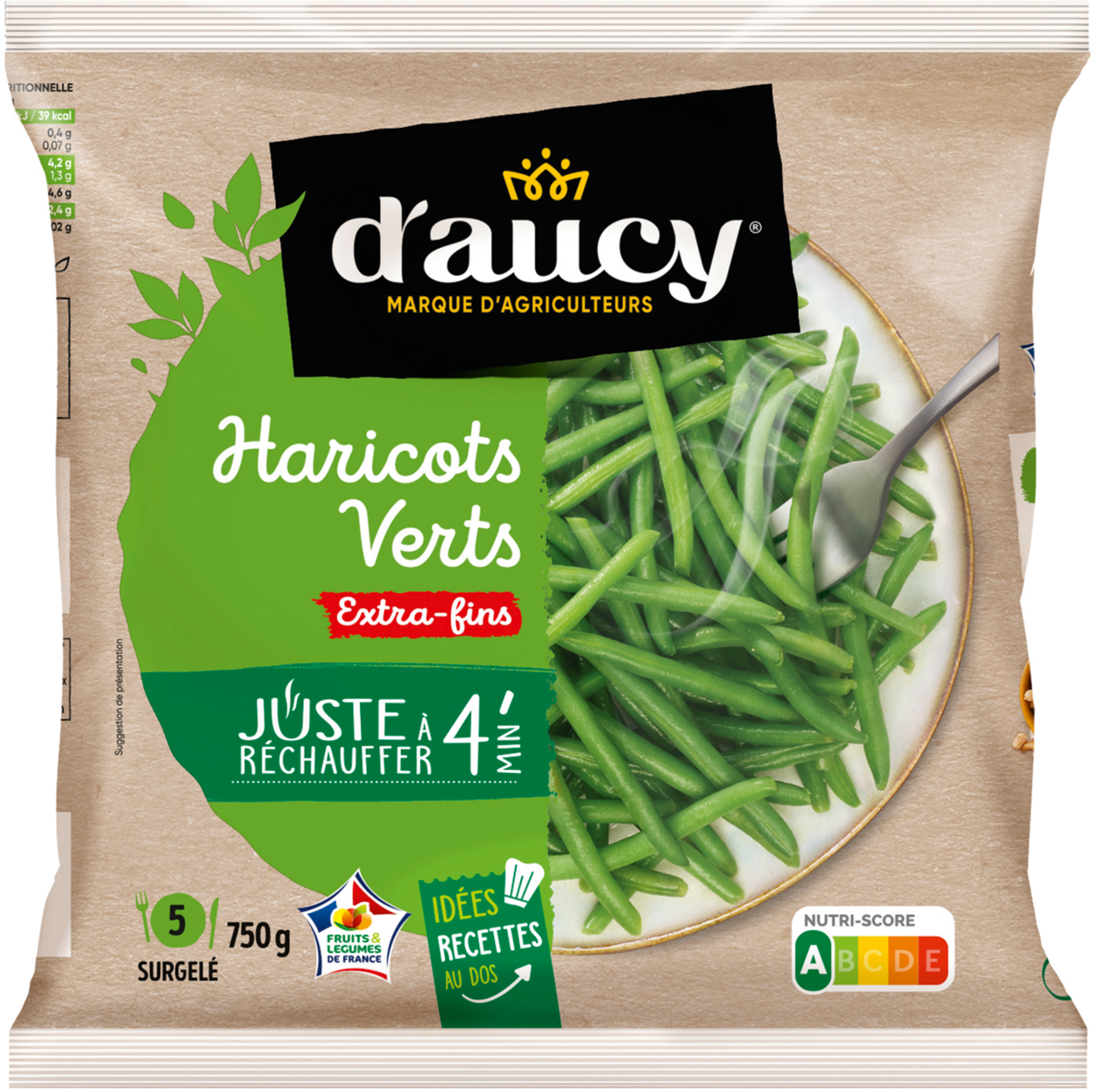 Haricots Verts extra-fins surgelés