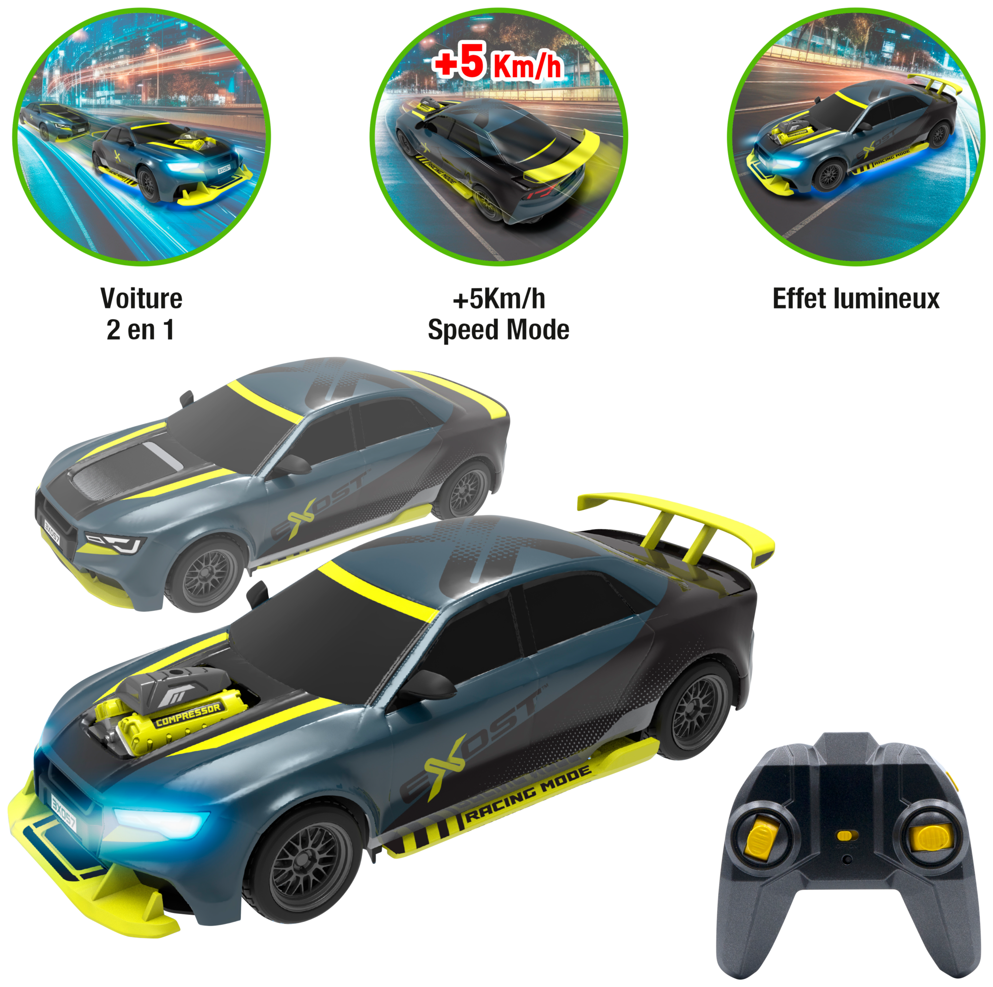 Voiture RADIOCOMMANdée transformable Nitroshift