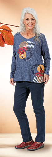 JEAN CEINTURE ÉLASTIQUÉE