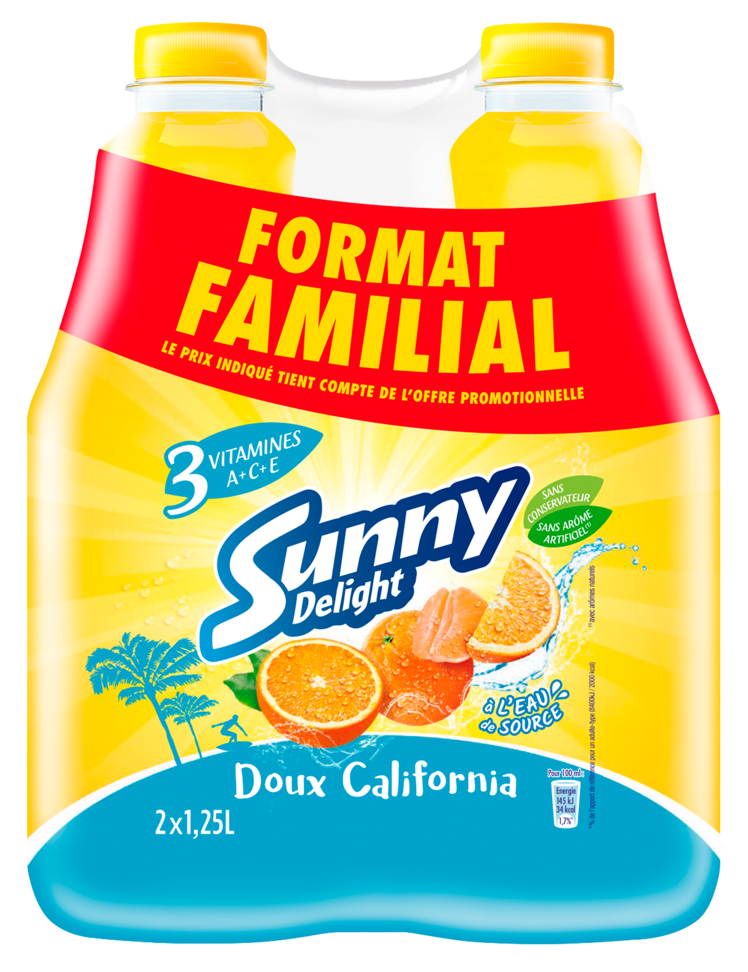 Sunny Delight Doux California Format familial