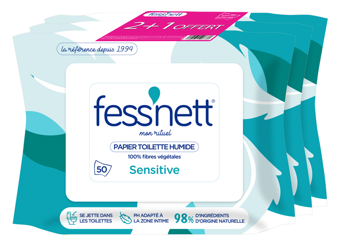 PAPIER TOILETTE HUMIDE SENSITIVE